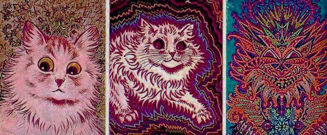 Schizophrenic Cat Art
